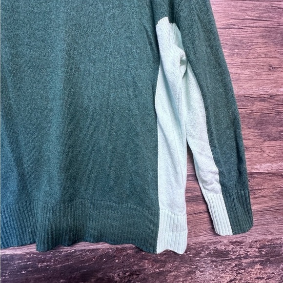 Talbots Green Cowl Neck Sweater with Soft Texture - Picture 8 of 11